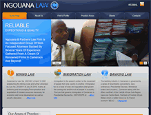 Tablet Screenshot of ngouanalaw.com